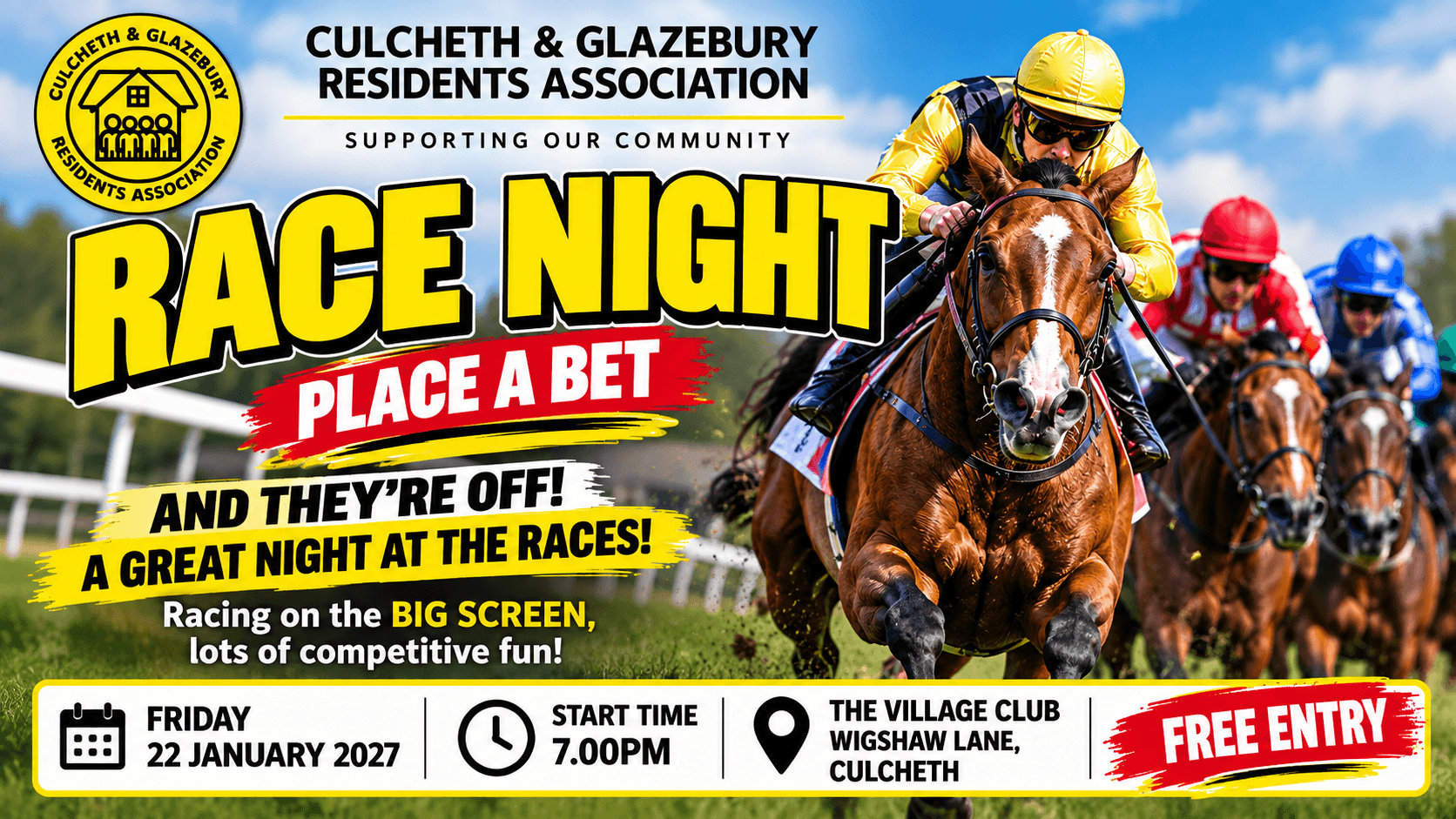 Race Night 22 January 2027